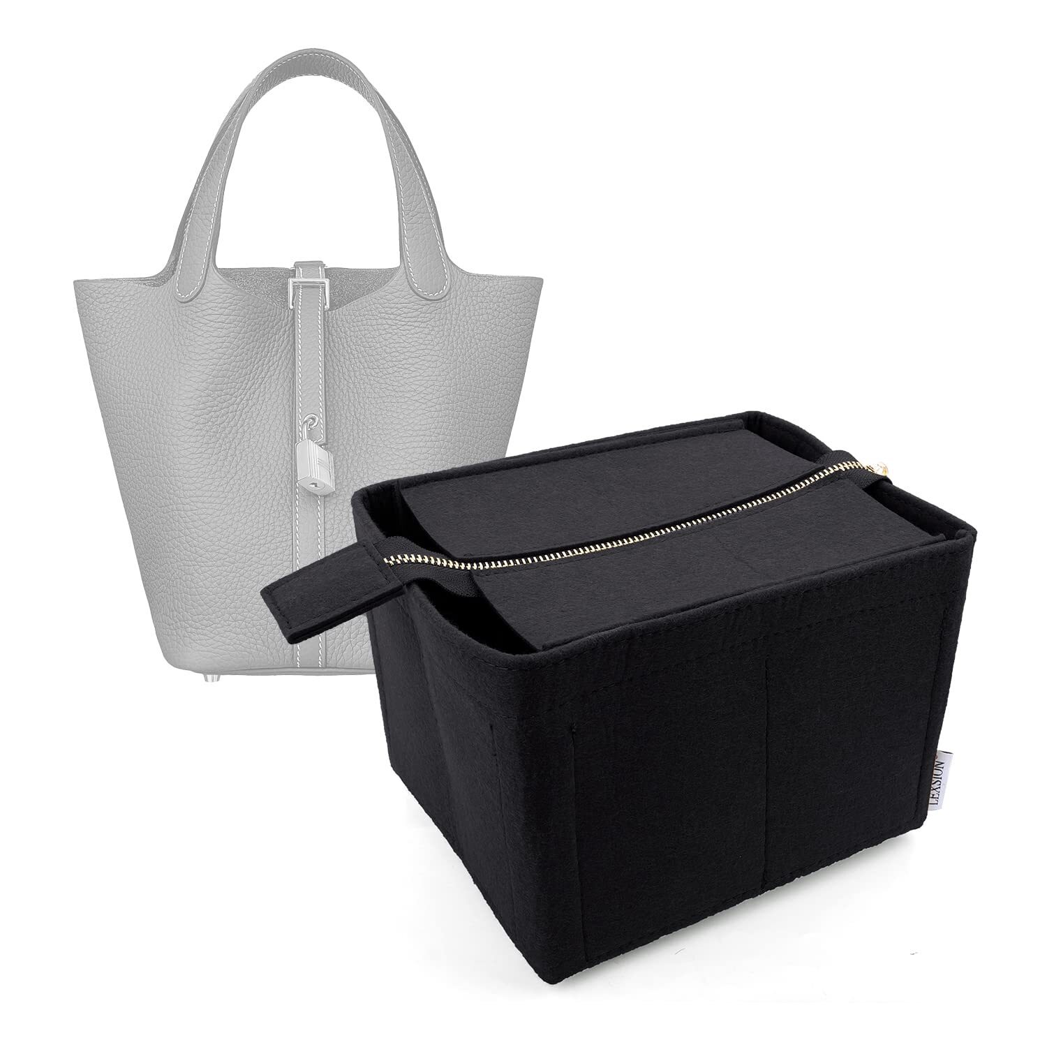 5243 Felt Purse Organizer Insert For Picotin 22Bag Organizer